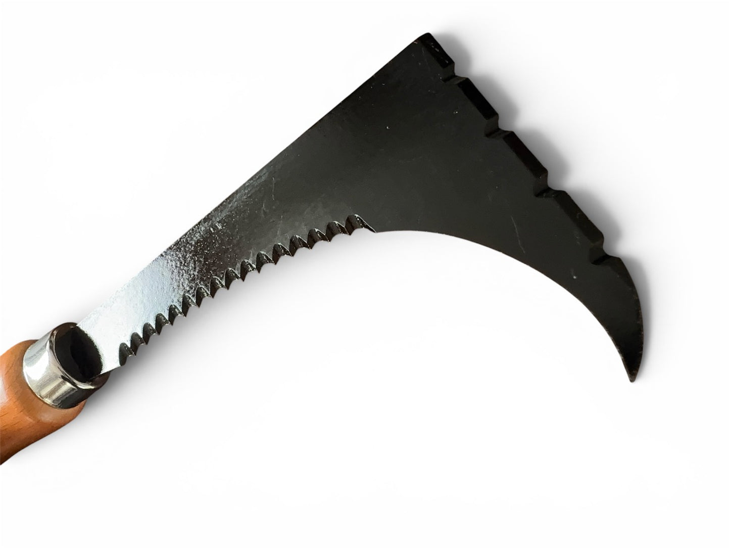 Stainless Steel Hooked Weeding Sickle (Right-Handed) & Standard Groove Cutter Set